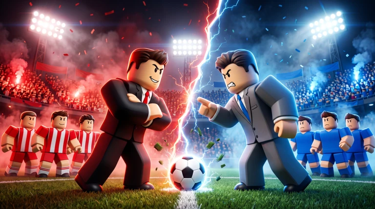 Official Roblox thumbnail for Be a Soccer Manager