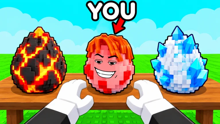 Official Roblox thumbnail for Hide to Steal Eggs