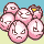 Exeggcute official PokéBonk portrait