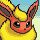 Flareon official PokéBonk portrait
