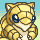 Sandshrew official PokéBonk portrait